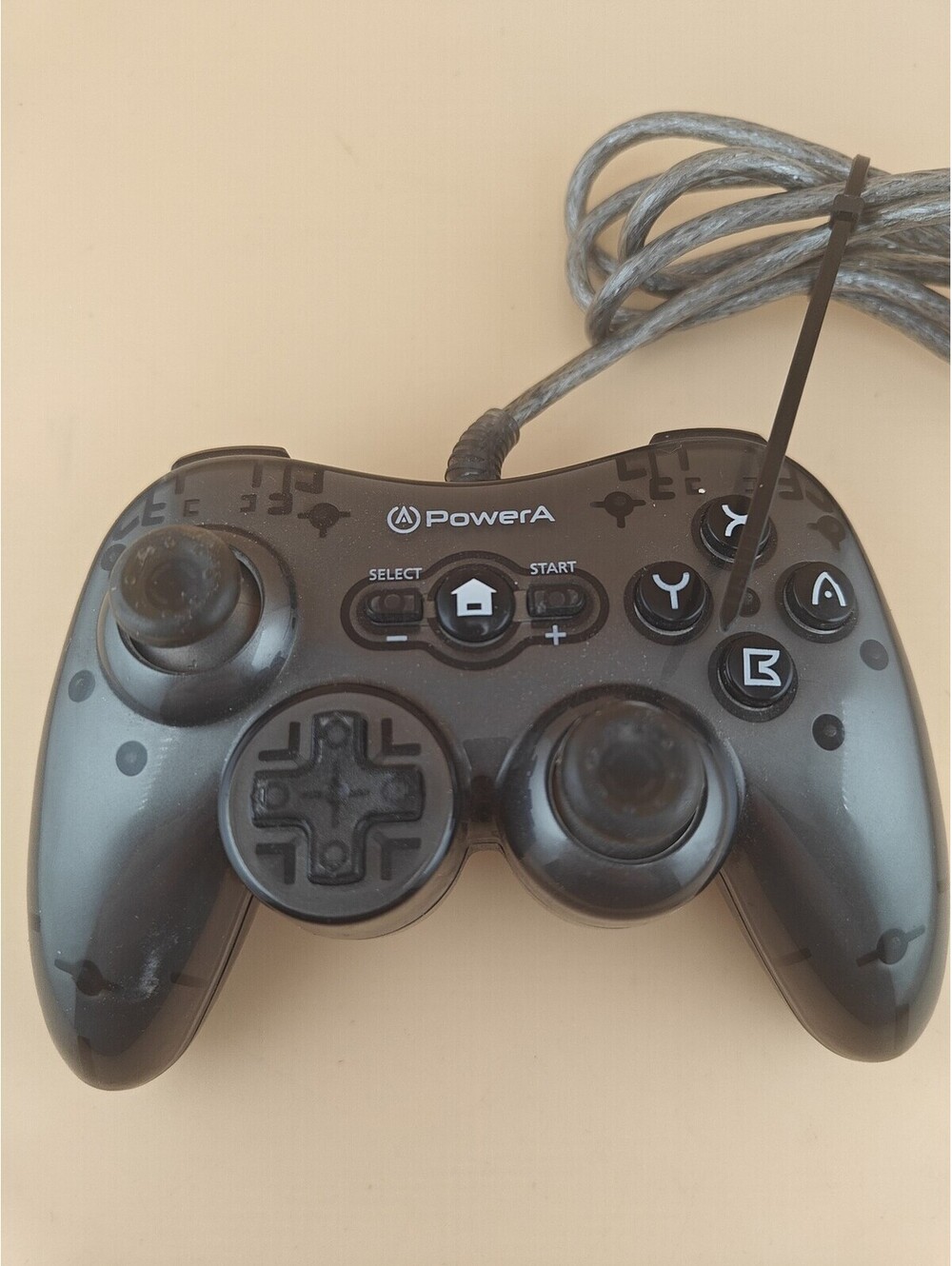 PowerA Mini Liquid Metal Controller for Nintendo Wii U Black 1422653-01